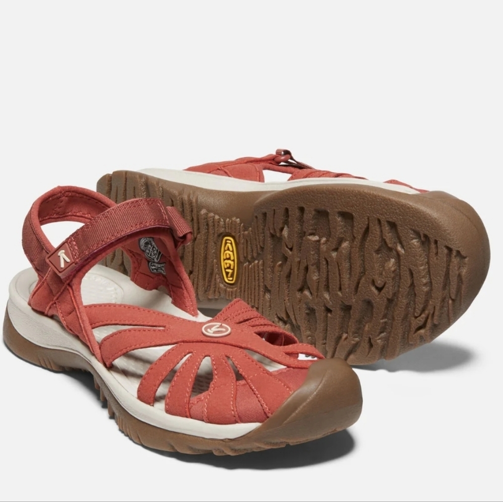 Keen Coral/Tan Womens Sandals